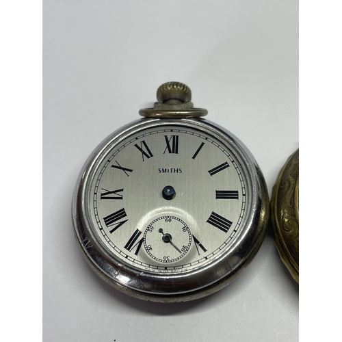 620 - TWO POCKET WATCHES FOR SPARES OR REPAIR