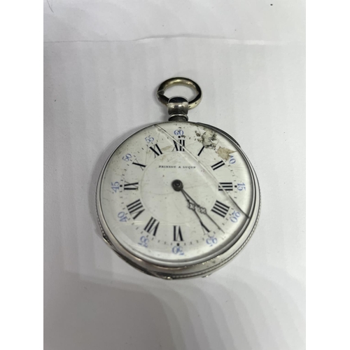 621 - A SILVER POCKET WATCH