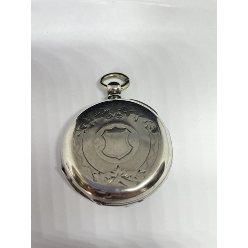 621 - A SILVER POCKET WATCH