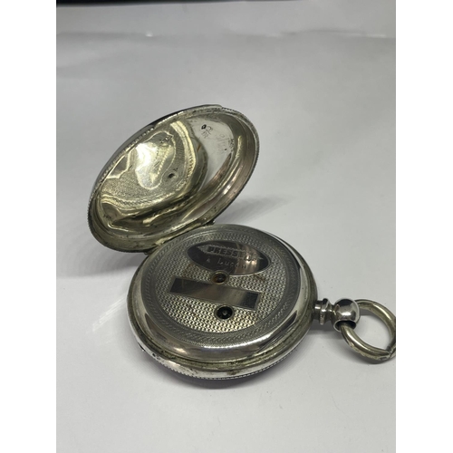 621 - A SILVER POCKET WATCH