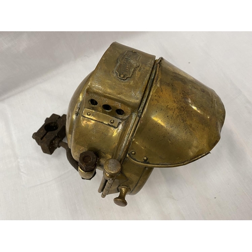 12 - A WILLOCO-BOTTIN BRUXELLES BREVETE PATENT NO 21048/19 BRASS PRE WW1 HEADLAMP