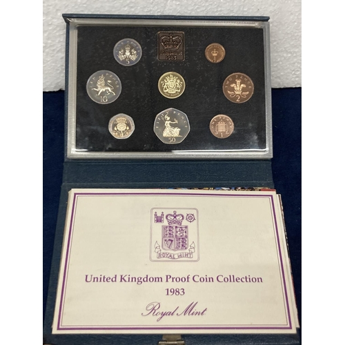 641 - A BOXED ROYAL MINT 1983 PROOF COIN COLLECTION