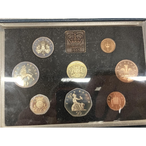 641 - A BOXED ROYAL MINT 1983 PROOF COIN COLLECTION