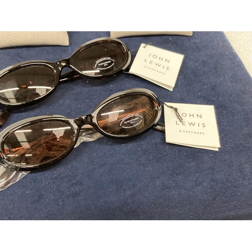 642 - TWO PAIRS OF AS NEW JOHN LEWIS LADIES SUNGLASSES