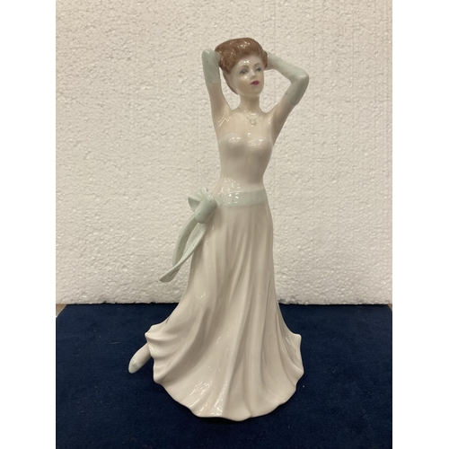 706 - A COALPORT LADIES OF FASHION 'HIGH SOCIETY' HEIGHT 22CM