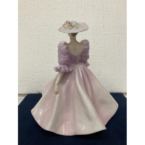 713 - A COALPORT LADIES OF FASHION FIGURINE MODELLED BY JOHN BROMLEY AND DECORATED BY HAND 