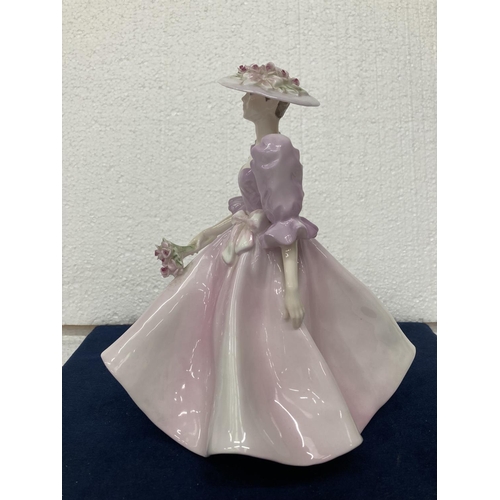 713 - A COALPORT LADIES OF FASHION FIGURINE MODELLED BY JOHN BROMLEY AND DECORATED BY HAND 