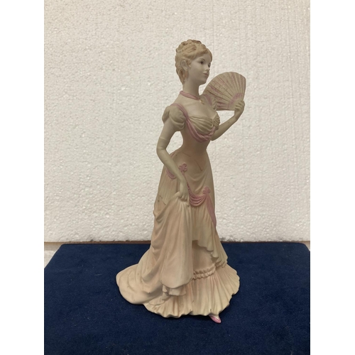 721 - A COALPORT PORCELAIN FIGURINE FROM THE AGE OF ELEGANCE COLLECTION 