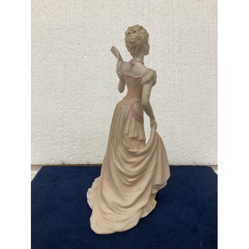 721 - A COALPORT PORCELAIN FIGURINE FROM THE AGE OF ELEGANCE COLLECTION 