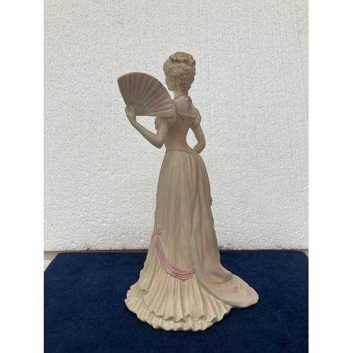 721 - A COALPORT PORCELAIN FIGURINE FROM THE AGE OF ELEGANCE COLLECTION 