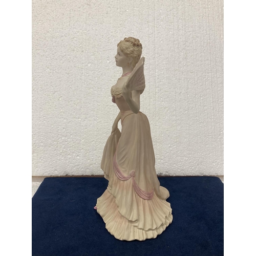 721 - A COALPORT PORCELAIN FIGURINE FROM THE AGE OF ELEGANCE COLLECTION 