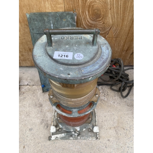 1216 - A VINTAGE 1960'S PERKO SHIPS NAVIGATION LAMP