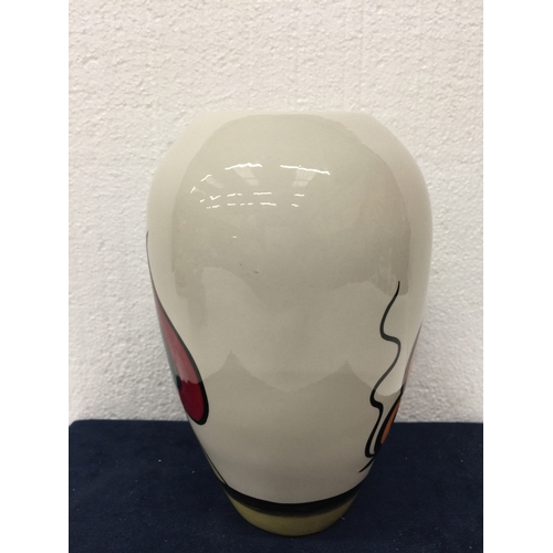 750 - AN ART DECO LORNA BAILEY RAVENSDALE BULBOUS VASE - 22CM (H)