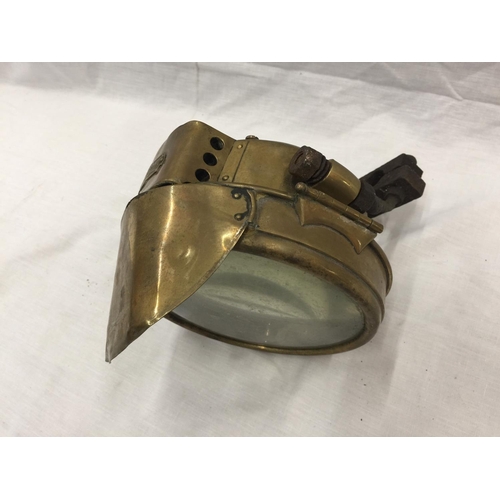 12 - A WILLOCO-BOTTIN BRUXELLES BREVETE PATENT NO 21048/19 BRASS PRE WW1 HEADLAMP