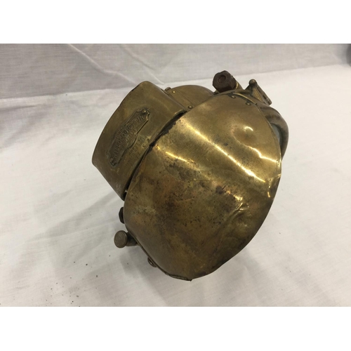 12 - A WILLOCO-BOTTIN BRUXELLES BREVETE PATENT NO 21048/19 BRASS PRE WW1 HEADLAMP