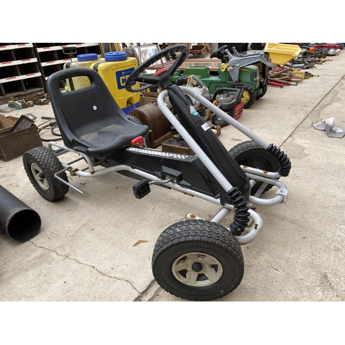 1309 - A KETTLER CHILDRENS PEDAL GO-KART