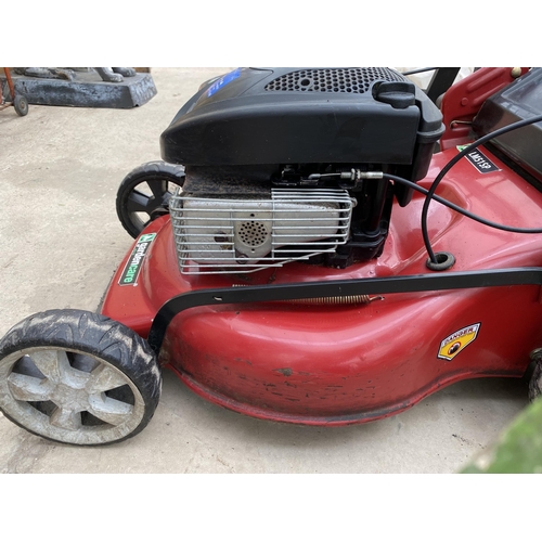 1330 - A GARDENCARE LM51SP PETROL LAWN MOWER WITH GRASS BOX BELIEVED IN WORKING ORDER BUT NO WARRANTY