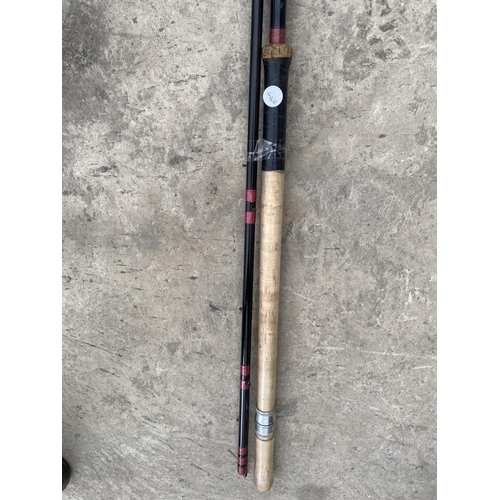 1367 - A 3 SECTION COURSE FISHING ROD