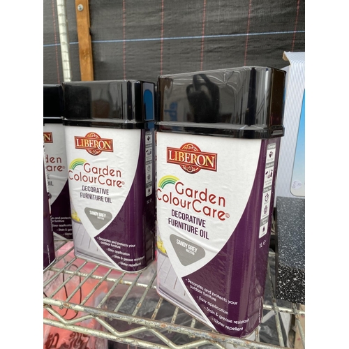 1404 - A LARGE QUANTITY OF LIBERON GARDEN COLOUR CARE FURNITURE OIL