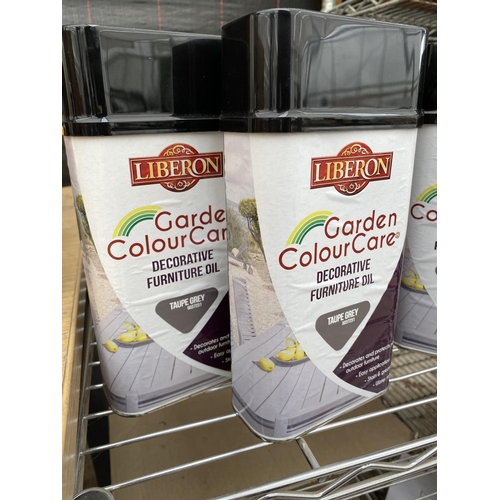 1407 - A LARGE QUANTITY OF LIBERON GARDEN COLOUR CARE FURNITURE OIL