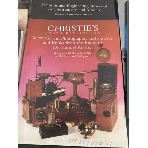 295 - A QUANTITY OF CHRISTIES AUCTION HOUSE BACK CATALOGUES TO INCLUDE THE 1980'S, 1990'S AND 2000'S ( 16 ... 