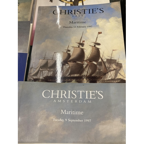 295 - A QUANTITY OF CHRISTIES AUCTION HOUSE BACK CATALOGUES TO INCLUDE THE 1980'S, 1990'S AND 2000'S ( 16 ... 