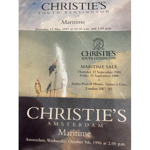 295 - A QUANTITY OF CHRISTIES AUCTION HOUSE BACK CATALOGUES TO INCLUDE THE 1980'S, 1990'S AND 2000'S ( 16 ... 