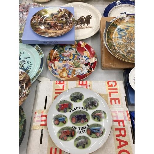 148 - A LARGE COLLECTION OF COLLECTABLE PLATES TO INCLUDE ADAMS, A FRED DIBNAH LIMITED EDITION 7/5500, NOA... 