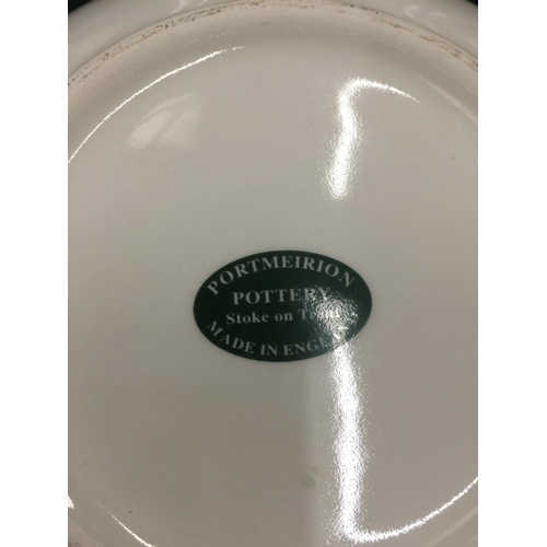 177 - A QUANTITY OF PORTMERION TO INCLUDE A BOWL 'THE HOLLY AND THE IVY' DIAMETER 23.5CM, A BOXED SET OF S... 