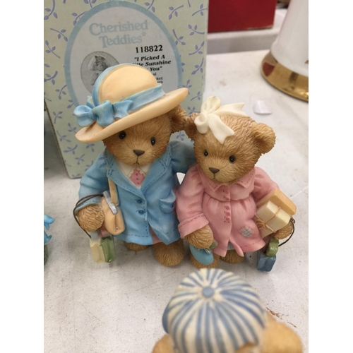 182 - SIX BOXED LIMITED EDITION CHERISHED TEDDIES