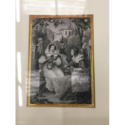 184 - THREE FRAMED ENGRAVINGS OF CLASSICAL SCENES