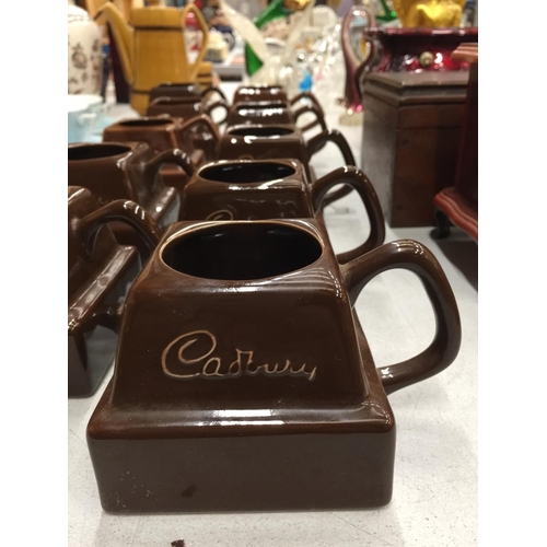 230 - TEN CADBURY'S CHOCOLATE MUGS