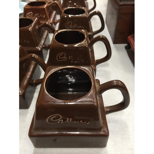 230 - TEN CADBURY'S CHOCOLATE MUGS