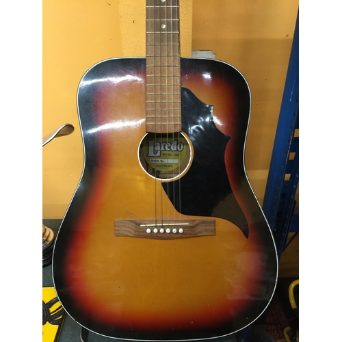 235 - A LAREDO ACOUSTIC GUITAR MODEL NO 3169