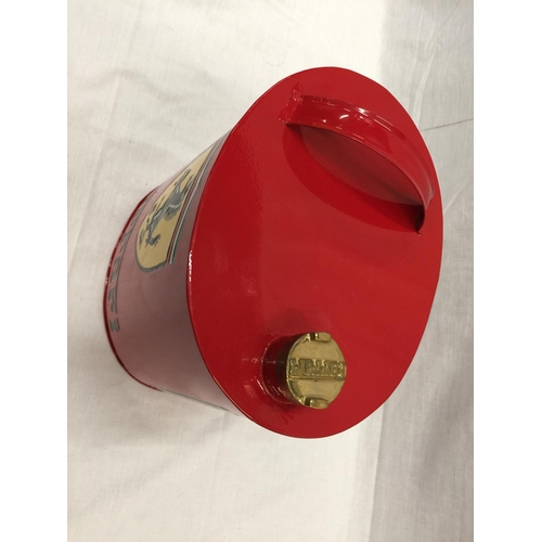 43 - A FERARRI PETROL CAN H: 33CM