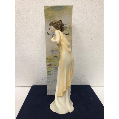 780 - A ROYAL DOULTON IMPRESSIONS FIGURINE STANDING AT 31.5CM 