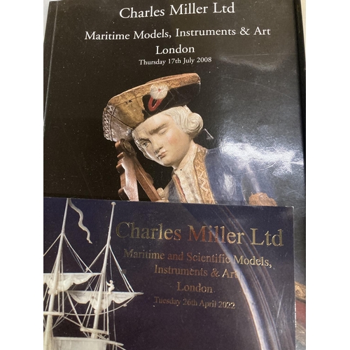 360 - SEVEN CHARLES MILLER LTD, LONDON BACK CATALOGUES ( MARITIME MODELS, INSTRUMENTS AND ART )