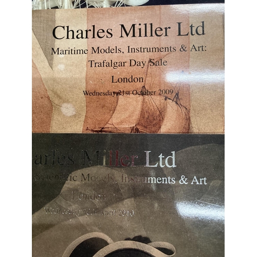 360 - SEVEN CHARLES MILLER LTD, LONDON BACK CATALOGUES ( MARITIME MODELS, INSTRUMENTS AND ART )