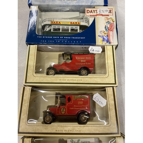 396 - A QUANTITY OF LLEDO AND DAYS GONE BY DIE-CAST VEHICLES TO INCLUDE RUPERT THE BEAR, ADVERTISING VANS,... 