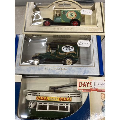 396 - A QUANTITY OF LLEDO AND DAYS GONE BY DIE-CAST VEHICLES TO INCLUDE RUPERT THE BEAR, ADVERTISING VANS,... 