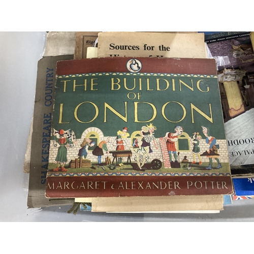 873 - A LARGE COLLECTION OF VINTAGE GUIDES ON VARIOUS BRITISH HISTORIC HOUSES