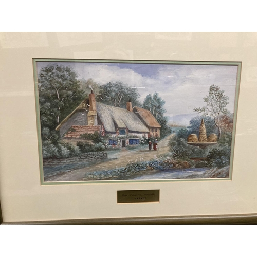 897 - T HARVEY (BRITISH 19TH CENTURY) PAIR OF WATERCOLOURS, 'NEAR ONGAR' AND 'NEAR ST KEVERN CORNWALL', SI... 