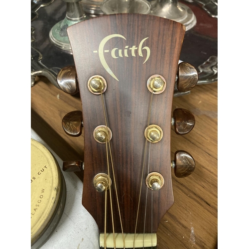 905 - A 'FAITH' SEMI-ACOUSTIC GUITAR