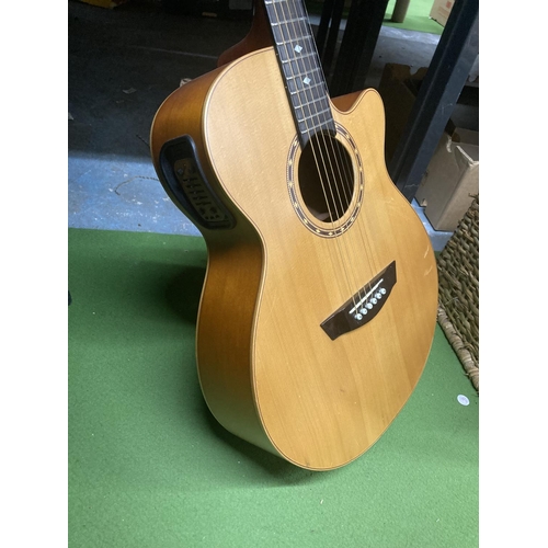 905 - A 'FAITH' SEMI-ACOUSTIC GUITAR