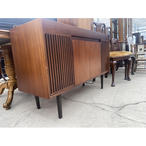 2680 - A MARCONIPHONE RADIOGRAM WITH GARRARD DECK