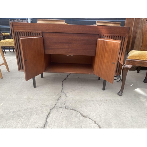 2680 - A MARCONIPHONE RADIOGRAM WITH GARRARD DECK