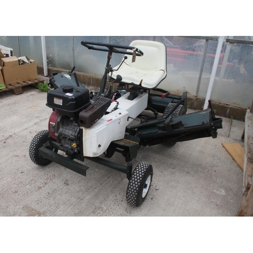 140 - ALLEN NATIONAL RIDE ON MOWER IN NEED OF A SERVICE OTHERWISE A GOOD RUNNER NO VAT