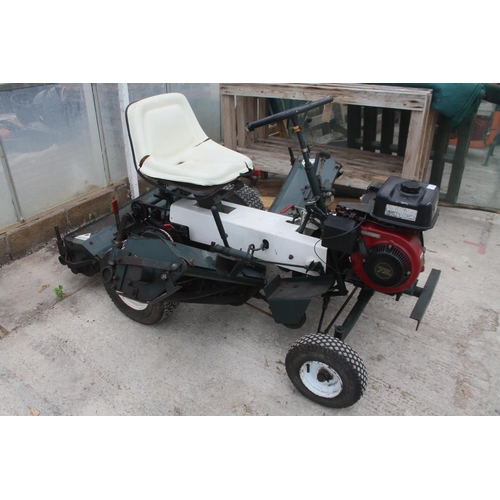 140 - ALLEN NATIONAL RIDE ON MOWER IN NEED OF A SERVICE OTHERWISE A GOOD RUNNER NO VAT