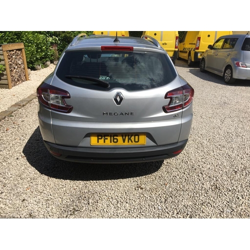 164 - RENAULT MEGANE DYNAMIQUE DCI ESTATE PF16 VKO ONE OWNER WITH SERVICE HISTORY 107000 MILES 2 KEYS SAT ... 