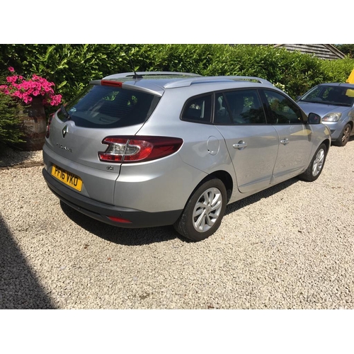 164 - RENAULT MEGANE DYNAMIQUE DCI ESTATE PF16 VKO ONE OWNER WITH SERVICE HISTORY 107000 MILES 2 KEYS SAT ... 